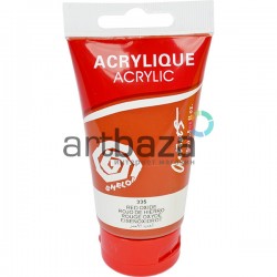 Краска акриловая, Оксид красного / Red Oxide, 75 мл, Sheloi