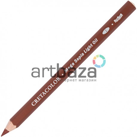 Карандаш для рисования Mega Sepia Light Oil, Cretacolor