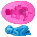 Силиконовый молд 3D «Спящий младенец», 4.2 × 6.5 × 2.6 см