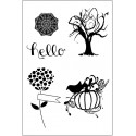 Силиконовые штампы для скрапбукинга «Hello Autumn», 10 × 15 см