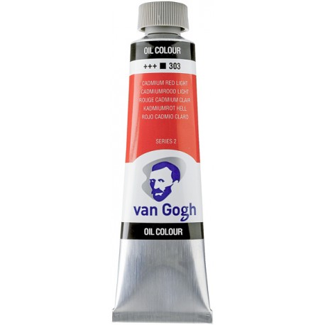 Краска масляная Van Gogh, кадмий красный светлый, 40 мл, Royal Talens