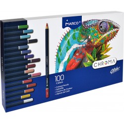 Карандаши цветные, 100 цветов, Marco Chroma