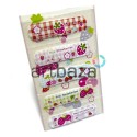 Набор дизайнерского пластыря "Red and pink berries", 5 штук, Popular Fashion