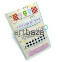 Набор дизайнерского пластыря "LOVE SET", 5 штук, Popular Fashion