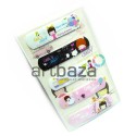 Набор дизайнерского пластыря "Girl`s diary", 5 штук, Popular Fashion