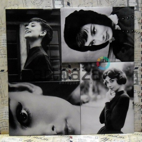 Открытки для посткроссинга «Audrey Hepburn», 10.5 × 14.4 см, 15 шт.