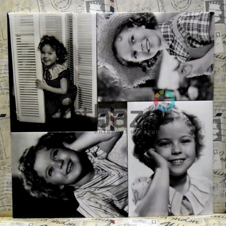 Открытки для посткроссинга «Shirley Temple», 10.5 × 14.4 см, 15 шт.