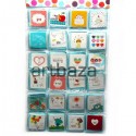Мини-открытки с конвертом «Happy Moments», 7 × 7 см, 168 шт.