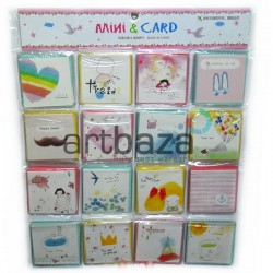 Мини-открытки с конвертом «Cozy Stories», 8.3 × 8.3 см, 128 шт.
