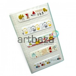 Набор дизайнерского пластыря "Little red riding hood", 5 штук, Popular Fashion