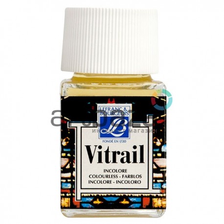 Витражная краска Vitrail, бесцветная, 50 мл, Lefranc Bourgeois