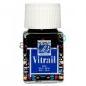 Витражная краска Vitrail, синяя, 50 мл, Lefranc Bourgeois