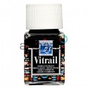 Витражная краска Vitrail, черная, 50 мл, Lefranc Bourgeois