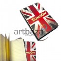Блокнот "Флаг GREAT BRITAIN London" 94 х 145 мм., 96 листов, YASAC