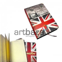 Блокнот "Флаг GREAT BRITAIN Тауэрский мост" 94 х 145 мм., 96 листов, YASAC