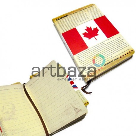Блокнот "CANADA", 84 х 124 мм., 72 листа, YASAC