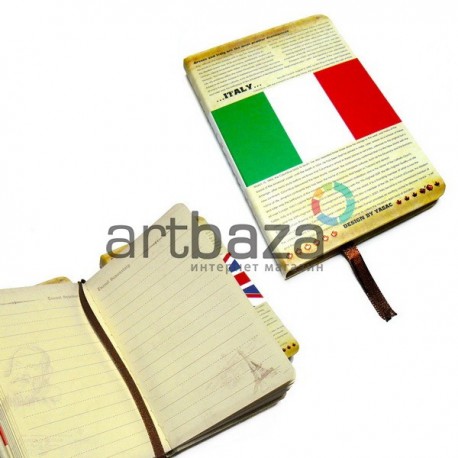 Блокнот "ITALY", 84 х 124 мм., 72 листа, YASAC