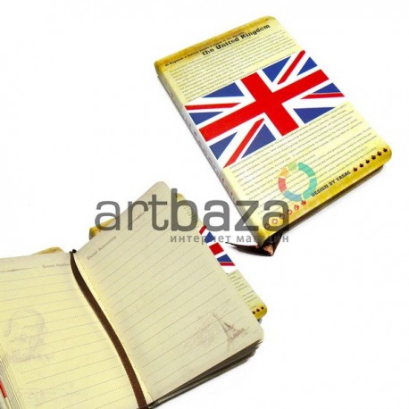 Блокнот "THE UNITED KINGDOM", 84 х 124 мм., 72 листа, YASAC